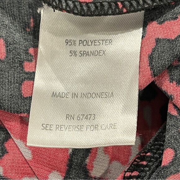 Taylor Pink Mixed Media Sleeveless Sheath Dress WITH Black Piping Size 4 - Picture 10 of 13